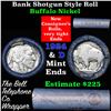 Image 1 : Buffalo Nickel Shotgun Roll in Old Bank Style 'Bell Telephone'  Wrapper 1924 & d Mint Ends