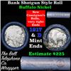 Image 1 : Buffalo Nickel Shotgun Roll in Old Bank Style 'Bell Telephone'  Wrapper 1917 & d Mint Ends