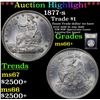 ***Auction Highlight*** 1877-s Trade Dollar $1 Graded GEM++ Unc By USCG (fc)