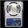 Image 3 : NGC 1922-p Peace Dollar $1 Graded ms63 By NGC
