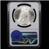 Image 3 : NGC 1924-p Peace Dollar $1 Graded ms63 By NGC