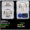 Image 1 : NGC 1898-o Morgan Dollar $1 Graded ms64 By NGC
