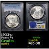 Image 1 : PCGS 1922-p Peace Dollar $1 Graded ms64 By PCGS