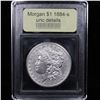 Image 4 : ***Auction Highlight*** 1884-s Morgan Dollar $1 Graded Unc Details By USCG (fc)