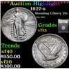 Image 1 : ***Auction Highlight*** 1927-s Standing Liberty Quarter 25c Graded vf++ By USCG (fc)