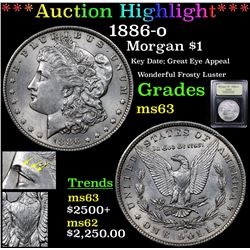 ***Auction Highlight*** 1886-o Morgan Dollar $1 Graded Select Unc By USCG (fc)