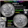 Image 1 : ***Auction Highlight*** 1886-o Morgan Dollar $1 Graded Select Unc By USCG (fc)
