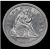 Image 2 : ***Auction Highlight*** 1856-p Seated Liberty Quarter 25c Graded Select+ Unc By USCG (fc)