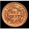 Image 3 : ***Auction Highlight*** 1853 Braided Hair Large Cent 1c Graded Select Unc RD By USCG (fc)