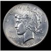 Image 2 : ***Auction Highlight*** 1927-p Peace Dollar $1 Graded Choice+ Unc By USCG (fc)