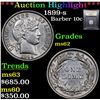 Image 1 : ***Auction Highlight*** 1899-s Barber Dime 10c Graded Select Unc By USCG (fc)