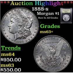 ***Auction Highlight*** 1888-s Morgan Dollar $1 Graded Select+ Unc By USCG (fc)