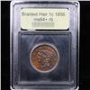Image 4 : ***Auction Highlight*** 1856 Braided Hair Large Cent 1c Graded Choice+ Unc RB By USCG (fc)
