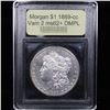 Image 4 : *Highlight Of Entire Auction* 1889-cc Vam 2 R-5 Morgan Dollar $1 Graded Select Unc+ DMPL By USCG fc