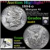Image 1 : ***Auction Highlight*** 1894-o Morgan Dollar $1 Graded Select Unc By USCG (fc)
