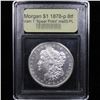 Image 4 : ***Auction Highlight*** 1878-p 8tf Vam 1 'Spear Point' Morgan Dollar $1 Graded Select Unc PL By USCG