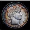 Image 2 : ***Auction Highlight*** 1899-p Rainbow Toned Barber Dime 10c Graded GEM+ Unc By USCG (fc)