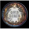 Image 3 : ***Auction Highlight*** 1899-p Rainbow Toned Barber Dime 10c Graded GEM+ Unc By USCG (fc)