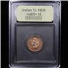 Image 4 : ***Auction Highlight*** 1909 Indian Cent 1c Graded Gem+ Unc RD By USCG (fc)