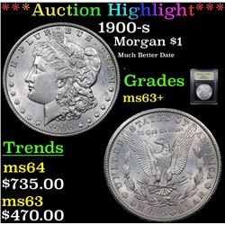 ***Auction Highlight*** 1900-s Morgan Dollar $1 Graded Select+ Unc By USCG (fc)