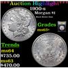 Image 1 : ***Auction Highlight*** 1900-s Morgan Dollar $1 Graded Select+ Unc By USCG (fc)