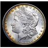 Image 2 : ***Auction Highlight*** 1880-p Rainbow Toned Morgan Dollar $1 Graded GEM Unc By USCG (fc)