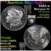 Image 1 : ***Auction Highlight*** 1881-s Morgan Dollar $1 Graded Choice Unc+ DMPL By USCG (fc)