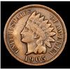 Image 2 : 1905 Indian Cent 1c Grades vf++