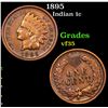 Image 1 : 1895 Indian Cent 1c Grades vf++