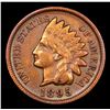 Image 2 : 1895 Indian Cent 1c Grades vf++