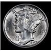 Image 2 : 1940-s Mercury Dime 10c Grades Choice Unc