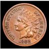 Image 2 : 1882 Indian Cent 1c Grades xf
