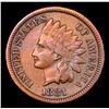 Image 2 : 1881 Indian Cent 1c Grades xf+