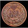 Image 3 : 1881 Indian Cent 1c Grades xf+