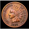 Image 2 : 1865 Indian Cent 1c Grades vf++