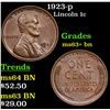 Image 1 : 1923-p Lincoln Cent 1c Grades Select+ Unc BN