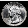 Image 2 : 1941-p Washington Quarter 25c Grades Choice+ Unc