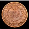 Image 3 : 1880 Indian Cent 1c Grades xf+