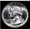 Image 2 : 1950-p Washington Quarter 25c Grades GEM+ Unc