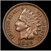 Image 2 : 1889 Indian Cent 1c Grades Choice AU/BU Slider