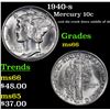 Image 1 : 1941-s Mercury Dime 10c Grades GEM+ Unc