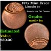 Image 1 : 197x Mint Error Lincoln Cent 1c Grades Select+ Unc BN