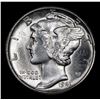 Image 2 : 1941-d Mercury Dime 10c Grades GEM+ FSB
