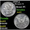 Image 1 : 1898-p Morgan Dollar $1 Grades Select Unc