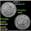 Image 1 : 1921-s Morgan Dollar $1 Grades Select Unc
