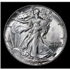 Image 2 : 1942-p Walking Liberty Half Dollar 50c Grades Choice Unc