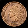 Image 2 : 1880 Indian Cent 1c Grades Choice AU/BU Slider