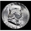 Image 2 : 1953-s Franklin Half Dollar 50c Grades Choice+ Unc