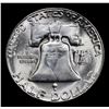 Image 3 : 1953-s Franklin Half Dollar 50c Grades Choice+ Unc
