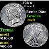 Image 1 : 1926-s Peace Dollar $1 Grades Select Unc